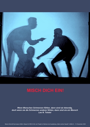 „OPFER VON GEWALT“ - Kunstprojekt des WiPo Profils Ed, Marion-Dönhoff-Gymnasium Mölln
